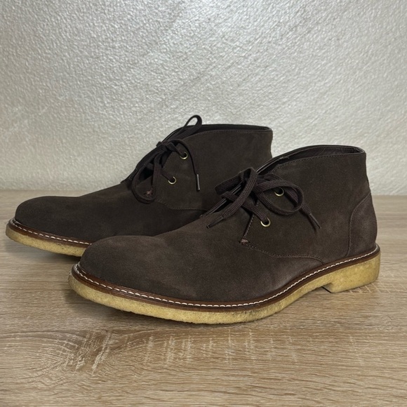 The Mans Store at Bloomingdale’s Chukka Brown Suede Men’s Size 8 Comfort Boots main image 10